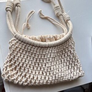 Zara knot long strap crossbody bag